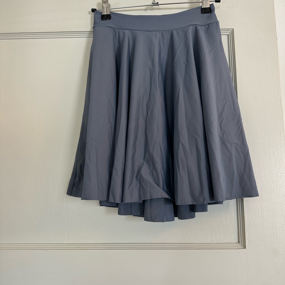Gray Pocket Skater Skirt Black Milk